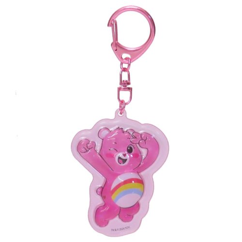 ケアベア キーリング ぷっくりったいキーホルダー チアベア CareBears ケイカンパニー プレゼント キャラクター グッズ