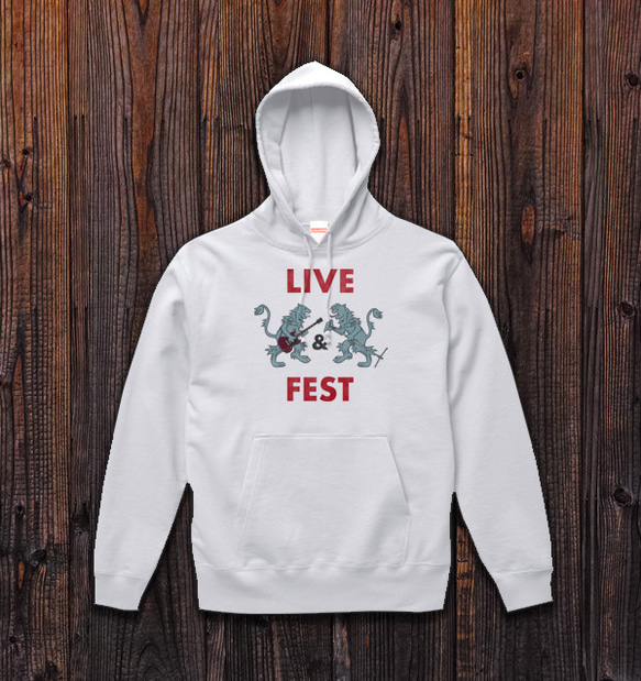 LIVE&FEST　スウェットパーカー