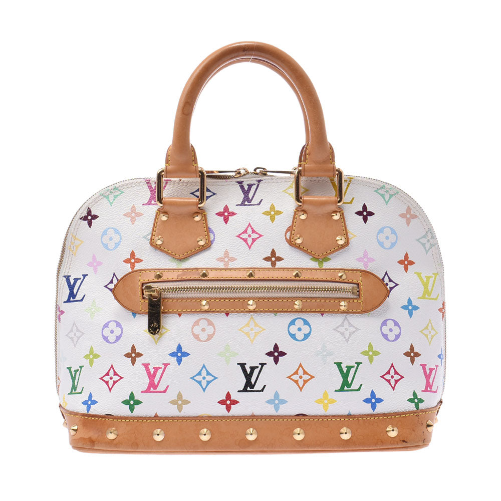 LOUIS VUITTON ルイヴィトン マルチカラー アルマ ブロン(白) M92647 レディース モノグラムマルチカラー ハンドバッグ Bランク 中古 