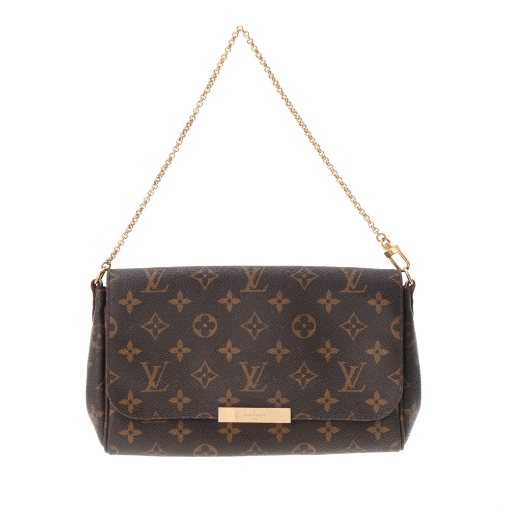 LOUIS VUITTON ルイヴィトン モノグラム フェイボリットMM ブラウン M40718 レディース モノグラムキャンバス ショルダーバッグ Bランク 中古 