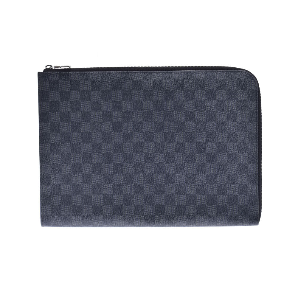 LOUIS VUITTON ルイヴィトン ダミエ グラフィット ポシェットジュールGM NM 黒/グレー N64437 メンズ ダミエグラフィットキャンバス クラッチバッグ Aランク 中古 