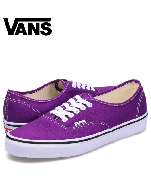 VANS ヴァンズ オーセンティック スニーカー メンズ バンズ AUTHENTIC パープル VN000BW51N8