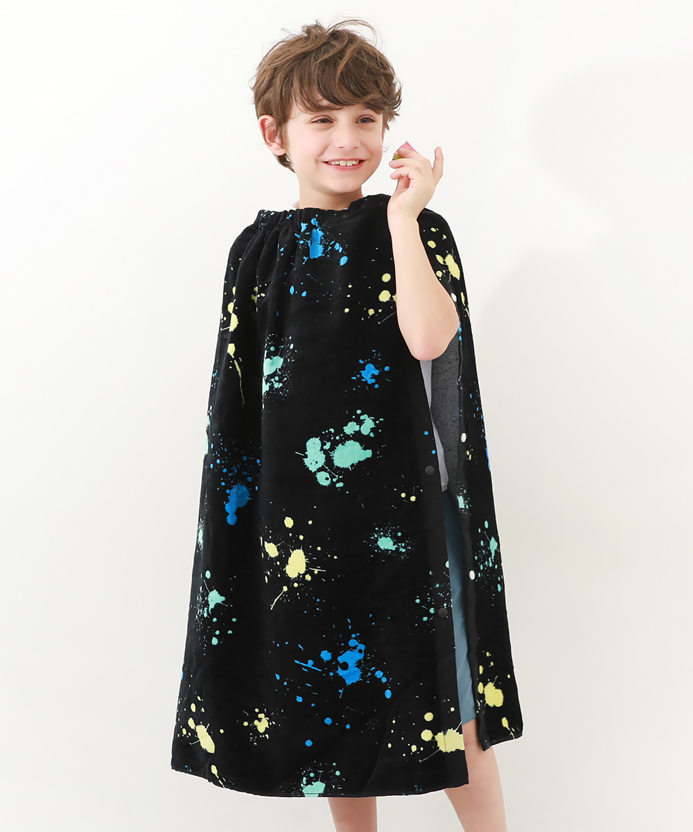 デビロック/ラップタオル 80cm 子供服 キッズ 男の子 女の子 水着 プールグッズ タオル