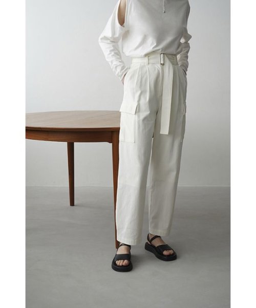 H/W BACK SLIT CARGO PANTS