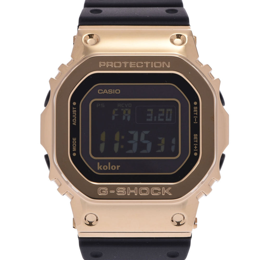 G-SHOCK ジーショック kolorモデル 700本限定 GMW-B5000 ボーイズ SS/樹脂バンド 腕時計 ソーラー電波時計 黒文字盤 未使用 