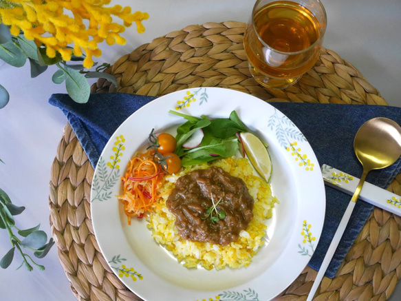 【波佐見焼】和山　和ミモザ　カレーパスタ