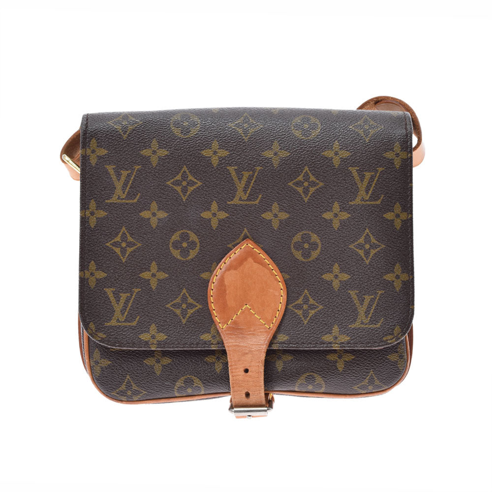 LOUIS VUITTON ルイヴィトン モノグラム カルトシエール ブラウン M51253 ユニセックス モノグラムキャンバス ショルダーバッグ Bランク 中古 