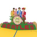 ポップアップグリーティングカード　The Beatles Sgt. Peppers