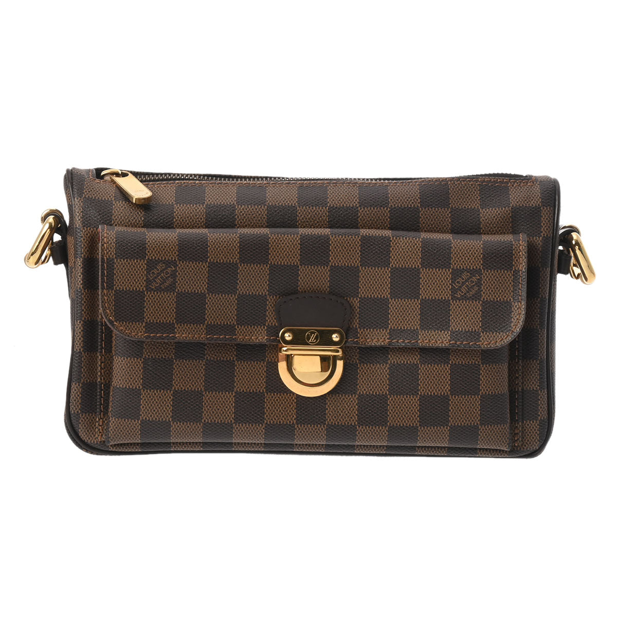 LOUIS VUITTON ルイヴィトン ダミエ ラヴェッロ GM ブラウン N60006 レディース ダミエキャンバス ショルダーバッグ ABランク 中古 