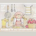 ポストカード４枚セット　Kitchen Is My Amusement Park　(spc-050)