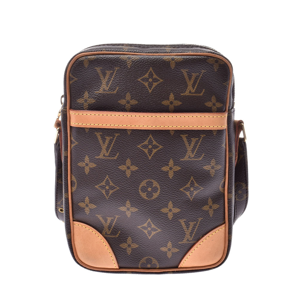 LOUIS VUITTON ルイヴィトン モノグラム ダヌーブ ブラウン M45266 ユニセックス モノグラムキャンバス ショルダーバッグ ABランク 中古 