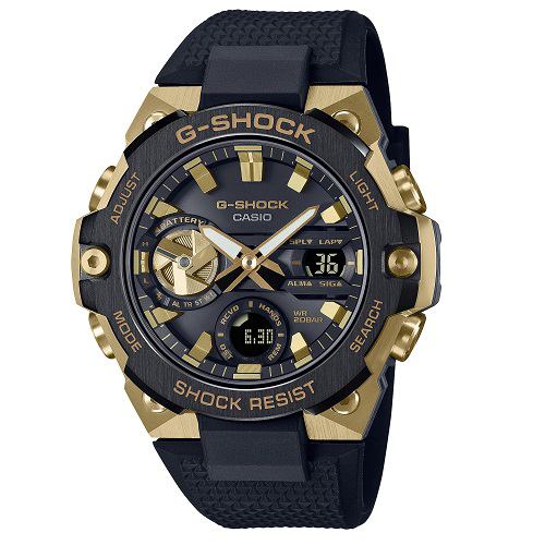 カシオ GST-B400GB-1A9JF G-SHOCK G-STEEL BLACK × GOLD モバイルリンク機能 ソーラーモデル