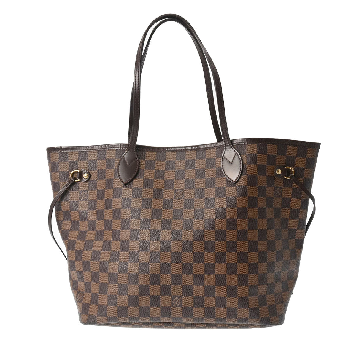 LOUIS VUITTON ルイヴィトン ダミエ ネヴァーフル MM ブラウン N51105 レディース ダミエキャンバス トートバッグ ABランク 中古 