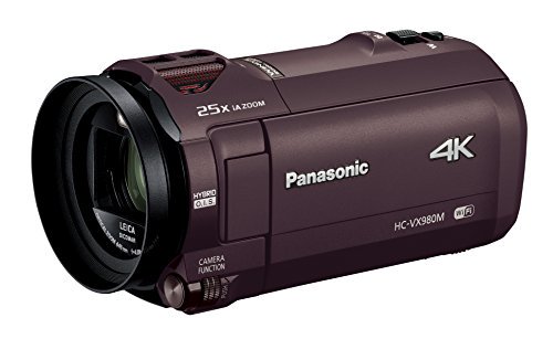 パナソニック デジタル4Kビデオカメラ VX980M 64GB あとから補正 ブラウン HC-VX980M-T【中古品】