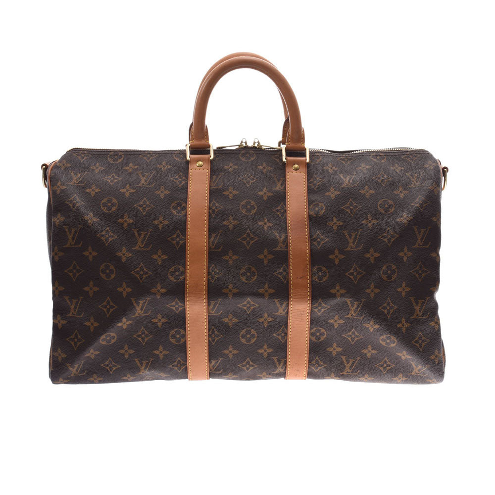 LOUIS VUITTON ルイヴィトン モノグラム キーポル45 ブラウン M41418 ユニセックス モノグラムキャンバス ボストンバッグ Bランク 中古 