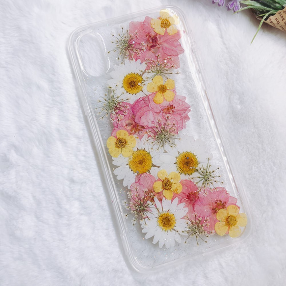 全機種対応iPhone Xperia Galaxy スマホケース 押し花ケース 人気 押し花 ❀ケース 花束 花物語