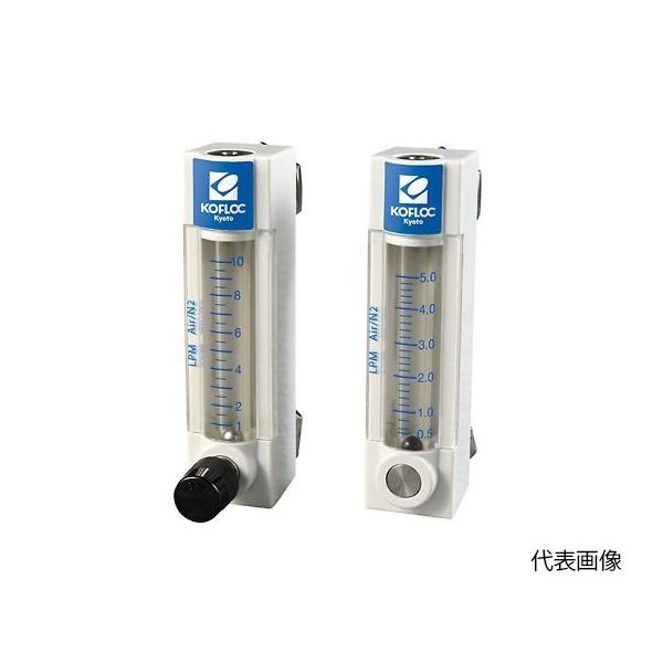 コフロック 樹脂製フローメータ MODEL RK20T SERIES RK20T-O-1/4-WATER-2800ML/MIN 1個（直送品）