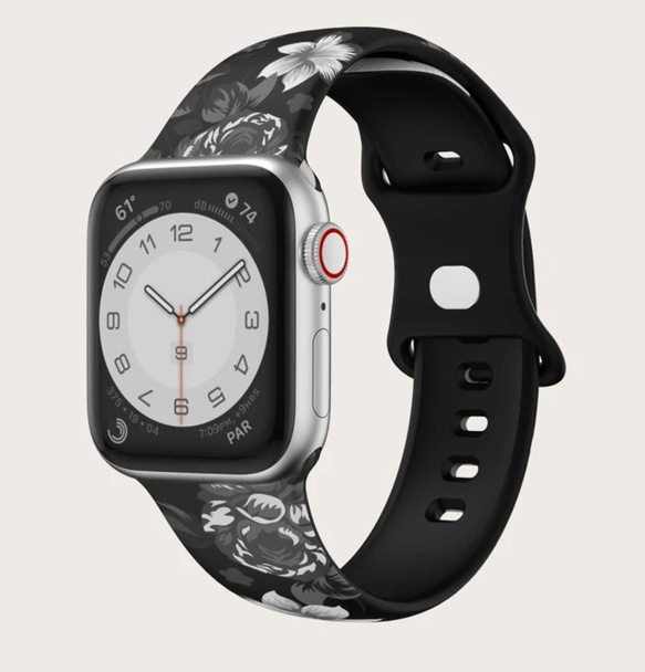 38/40/41mm 花パターン Apple Watch用バンド