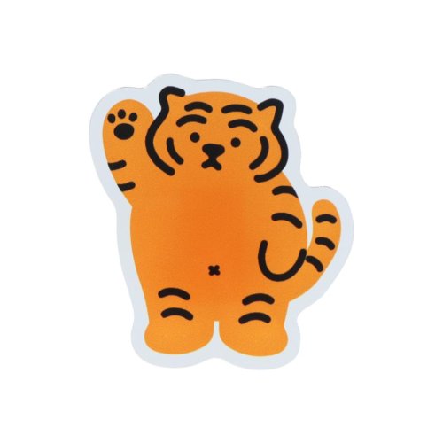 MUZIK TIGER ムジークタイガー クリップ アクリルクリップ A サンスター文具 文房具 学校 オフィス キャラクター グッズ