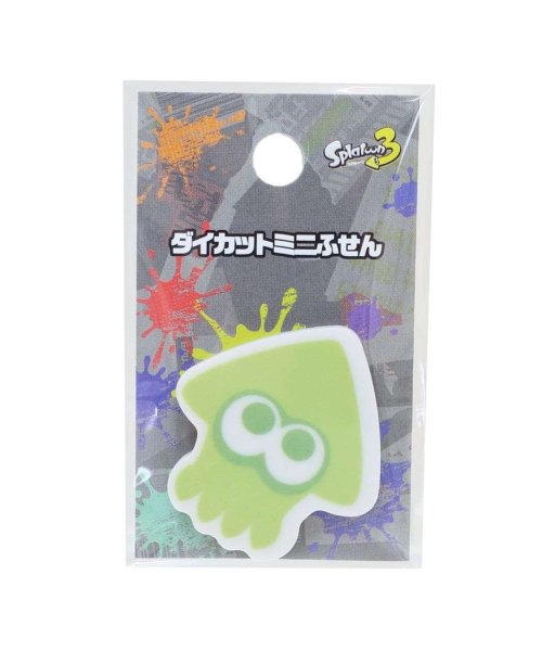 スプラトゥーン3 付箋 ダイカットミニふせん イカ エンスカイ 事務用品 キャラクター グッズ