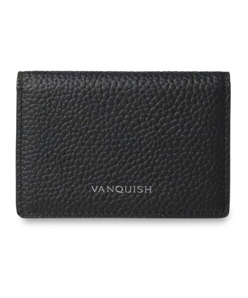 ヴァンキッシュ VANQUISH 名刺入れ 定期入れ カードケース メンズ 本革 CARD CASE ブラック ネイビー ダーク グリーン 黒 43550