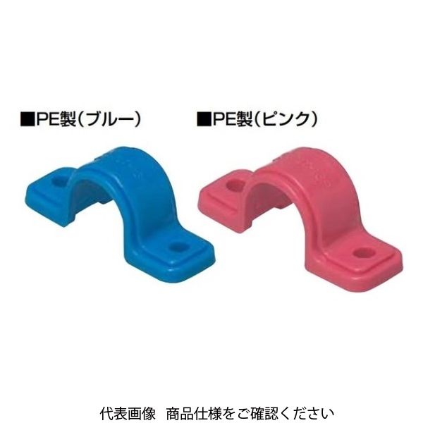 未来工業 両サドル（ビス２本止めタイプ）　給水用 LST-28P-B 1セット(100個)（直送品）