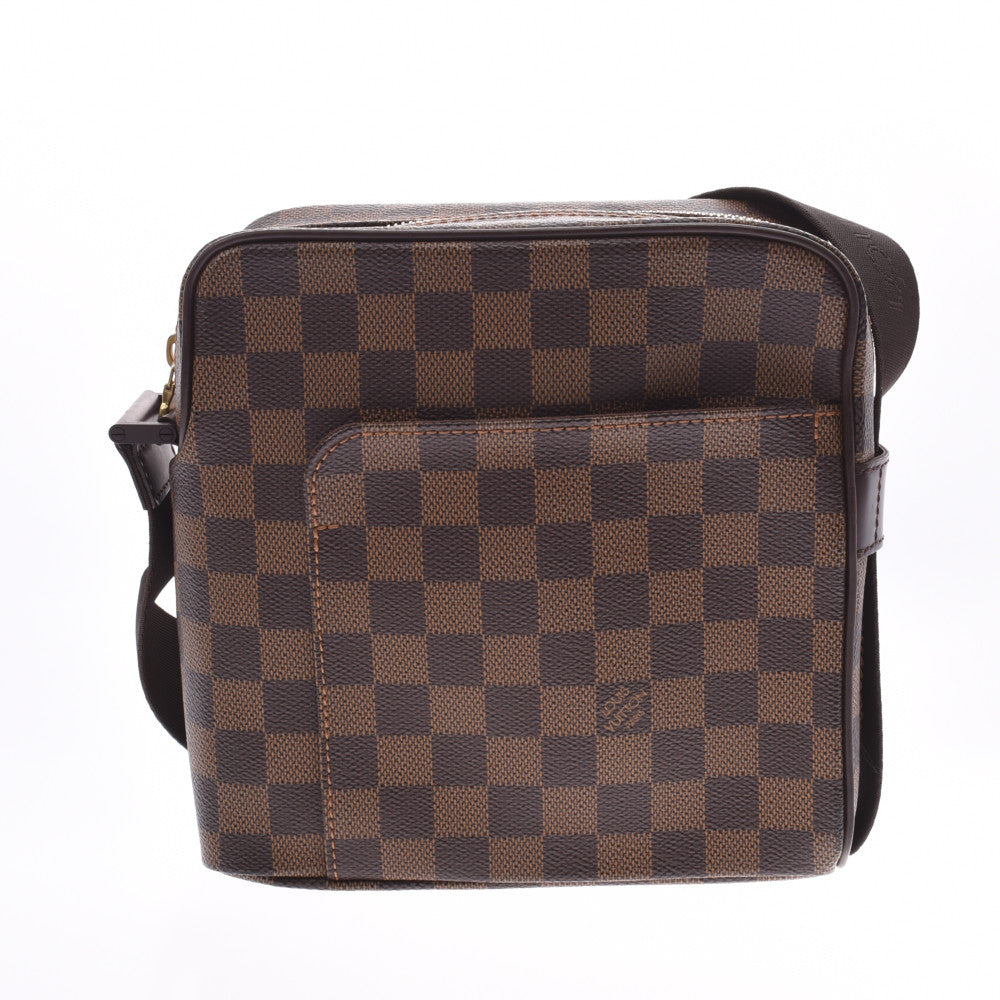 LOUIS VUITTON ルイヴィトン ダミエ オラフPM ブラウン N41442 ユニセックス ダミエキャンバス ショルダーバッグ Aランク 中古 