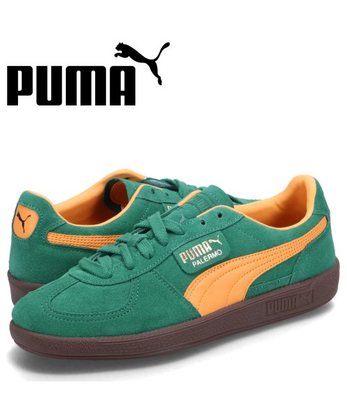 PUMA プーマ スニーカー パレルモ メンズ PALERMO グリーン 396463－05