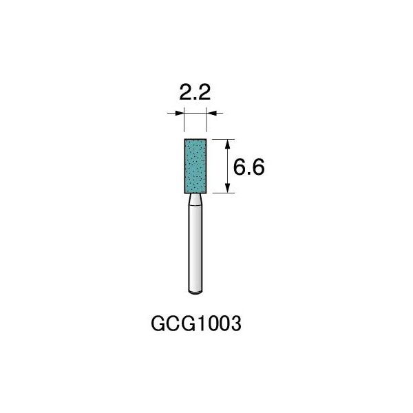 GC/1.6軸砥石（軸付砥石ミニ グリーンカーボランダム） GCG