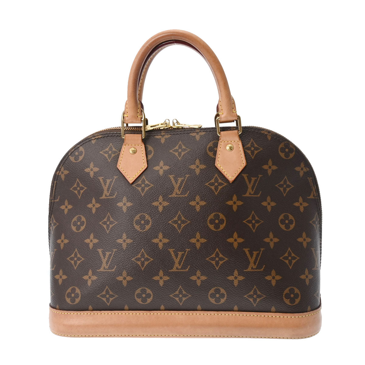 LOUIS VUITTON ルイヴィトン モノグラム アルマ 現行 ブラウン M53151 レディース モノグラムキャンバス ハンドバッグ Bランク 中古 