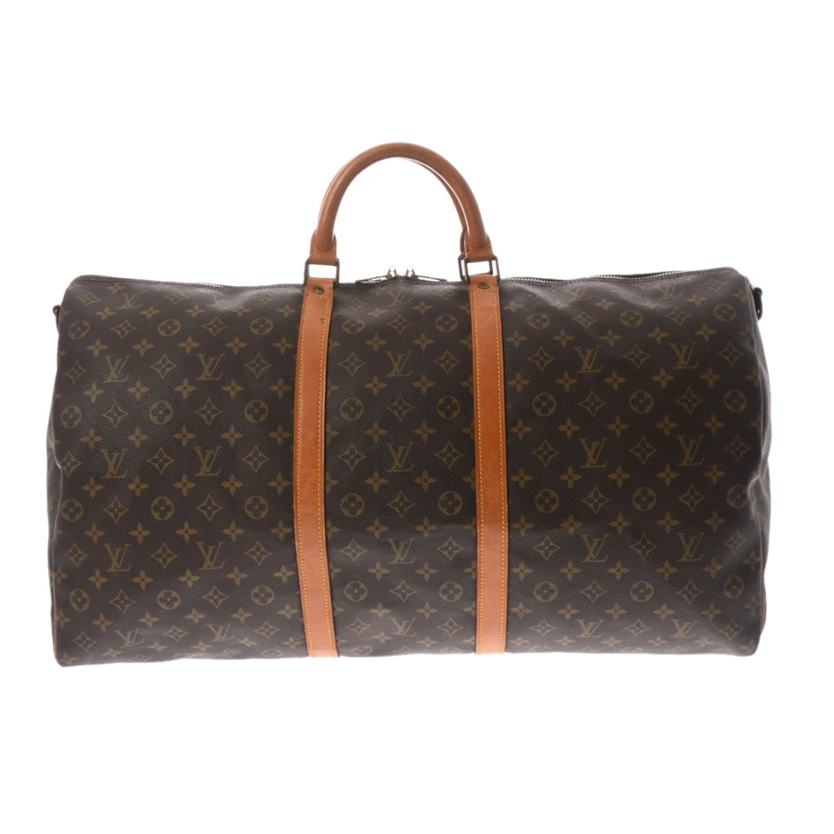 LOUIS VUITTON ルイヴィトン モノグラム キーポル バンドリエール 60 ブラウン M41412 ユニセックス モノグラムキャンバス ボストンバッグ Bランク 中古 