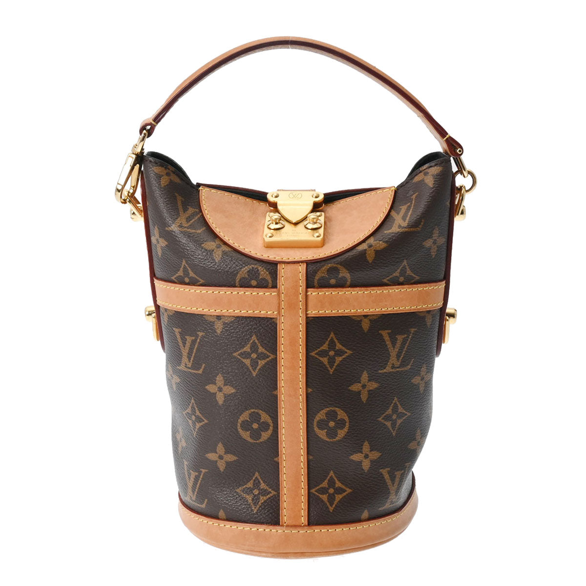 LOUIS VUITTON ルイヴィトン モノグラム ダッフルバッグ ブラウン M43587 レディース モノグラムキャンバス 2WAYバッグ Bランク 中古 