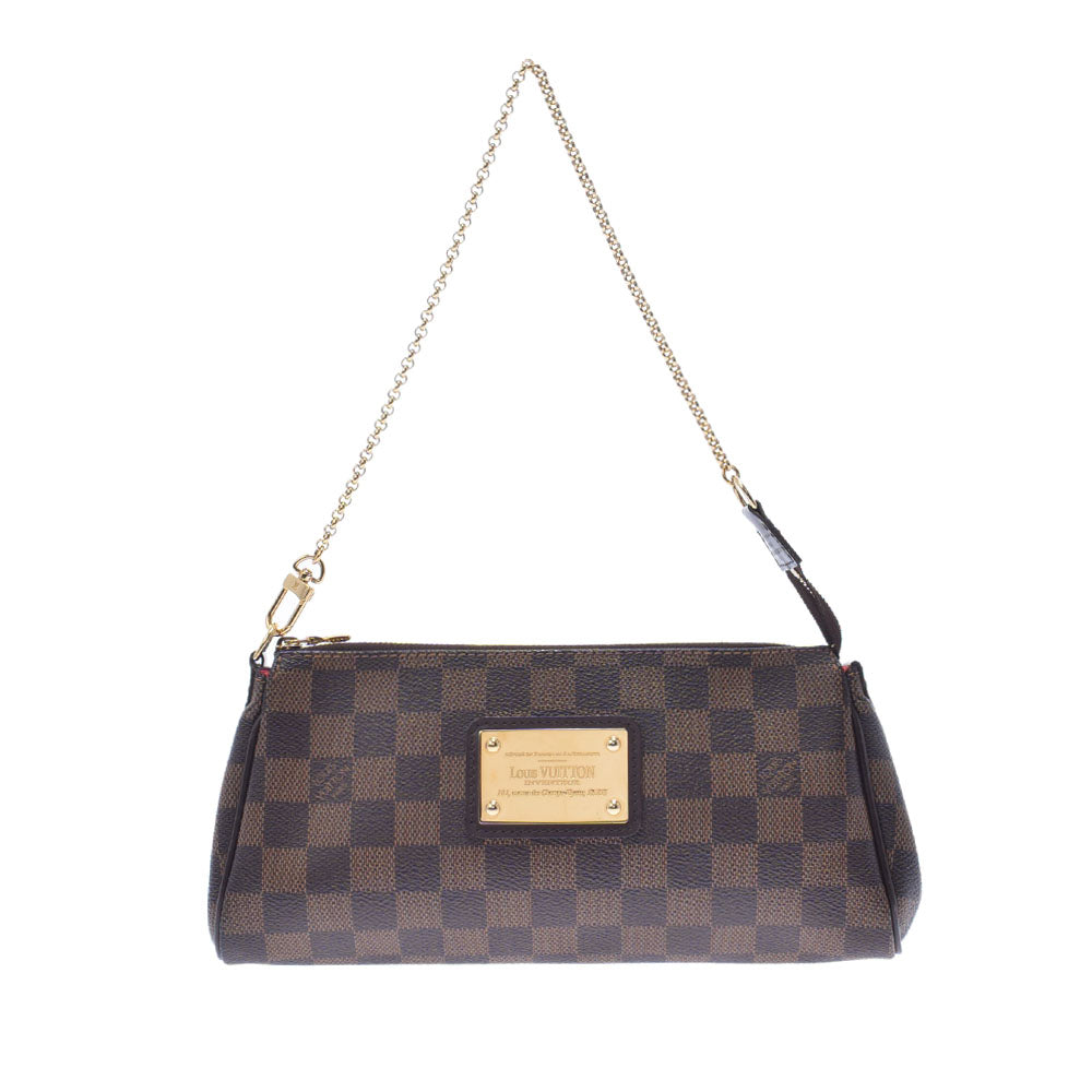 LOUIS VUITTON ルイヴィトン ダミエ エヴァ 2WAYバッグ ブラウン N55213 レディース ショルダーバッグ ABランク 中古 