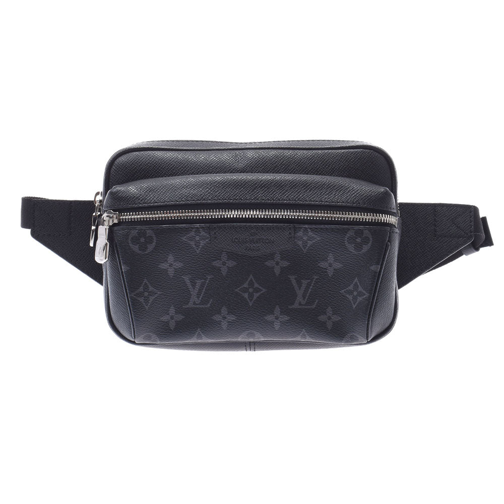 LOUIS VUITTON ルイヴィトン タイガラマ バムバッグ アウトドア ノワール M30245 メンズ レザー ボディバッグ 新同 中古 