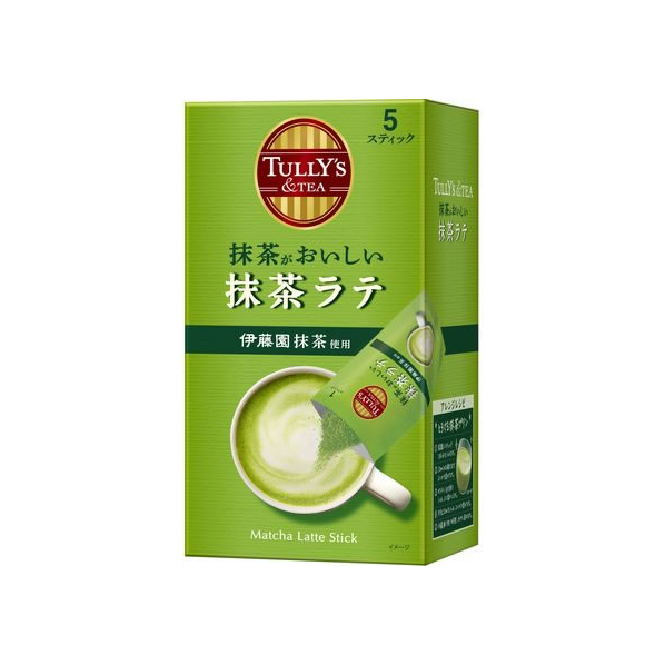 伊藤園 TULLY’S&TEA スティック 抹茶がおいしい 抹茶ラテ FCT1251