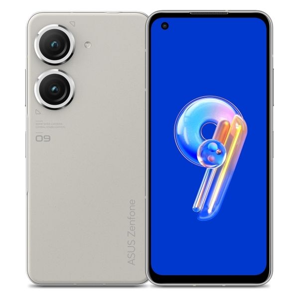 Zenfone 9(AI2202)/ムーンライトホワイト/5.9型ワイド AMOLEDディスプレイ ZF9-WH8S128（直送品）