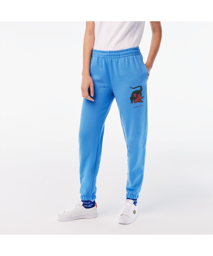 ラコステ/『Lacoste x Netflix』 アレンジワニロゴレディーススウェットトラックパンツ