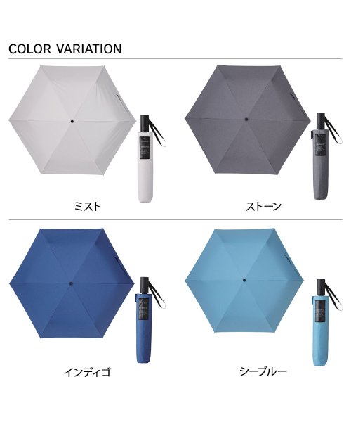 mabu マブ 日傘 折りたたみ 完全遮光 晴雨兼用 雨傘 メンズ レディース 59cm 遮光率100% 遮熱 UVカット UPF50+ 無地 耐風 ダンガリー