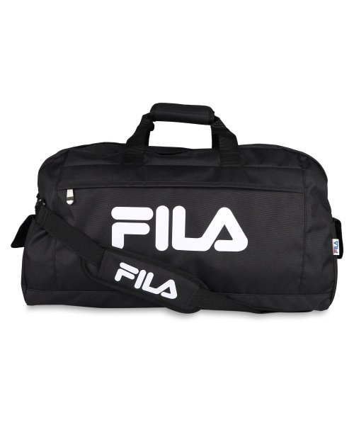 FILA フィラ ボストンバッグ ショルダーバッグ メンズ レディース 42L 大容量 撥水 BOSTON BAG ブラック ネイビー 黒 7582