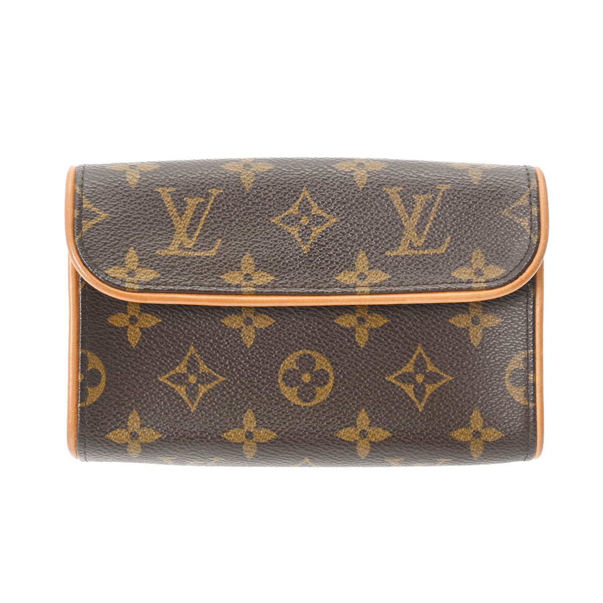 LOUIS VUITTON ルイヴィトン モノグラム ポシェットフロランティーヌ ベルトS ブラウン M51855 レディース モノグラムキャンバス ウエストバッグ Bランク 中古 