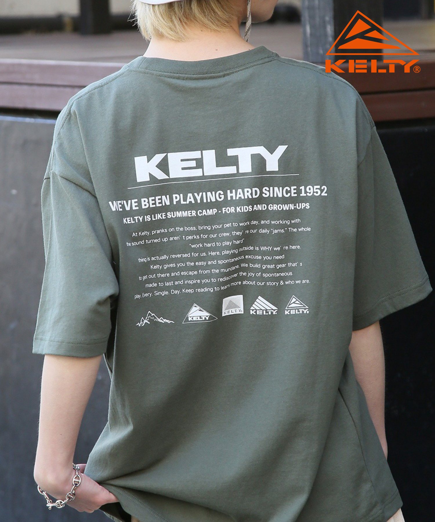 KELTY/別注【KELTY】 Back Print vintage archive LOGO c･･･