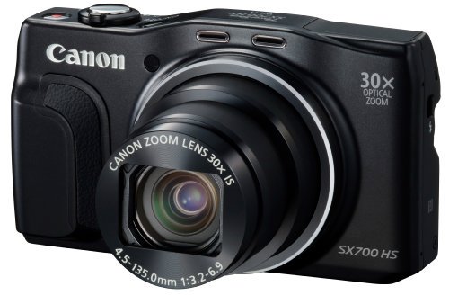 Canon デジタルカメラ Power Shot SX700 HS ブラック 光学30倍ズーム PSSX700HS(BK)【中古品】