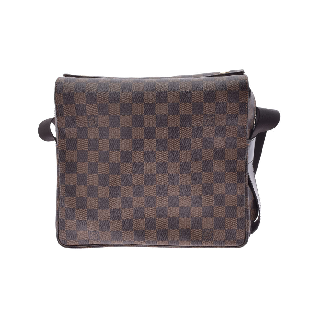 LOUIS VUITTON ルイヴィトン ダミエ ナヴィグリオ  ブラウン N45255 ユニセックス ダミエキャンバス ショルダーバッグ Aランク 中古 