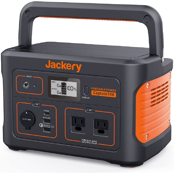 Jackery ポータブル電源 708 グレー PTB071