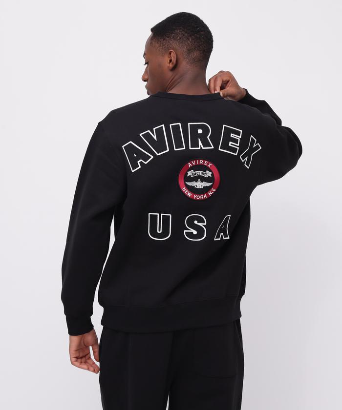 AVIREX/VARSITY LOGO CREW NECK SWEAT /バーシティ ロゴ クルー･･･