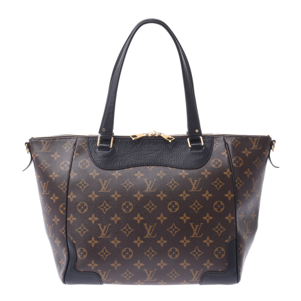 LOUIS VUITTON ルイヴィトン モノグラム エストレーラMM 2WAYバッグ 黒 M51192 レディース モノグラムキャンバス ハンドバッグ ABランク 中古 