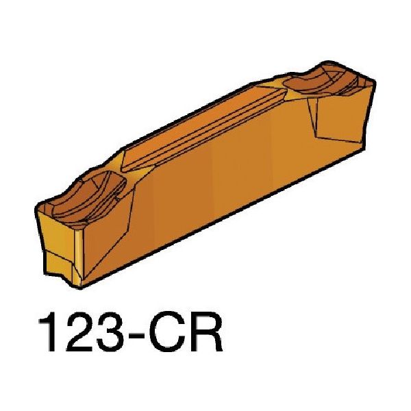 サンドビック コロカット1・2 突切り加工用チップ(320) 2135 L123H2-0400-0503-CR 1セット(10個)（直送品）