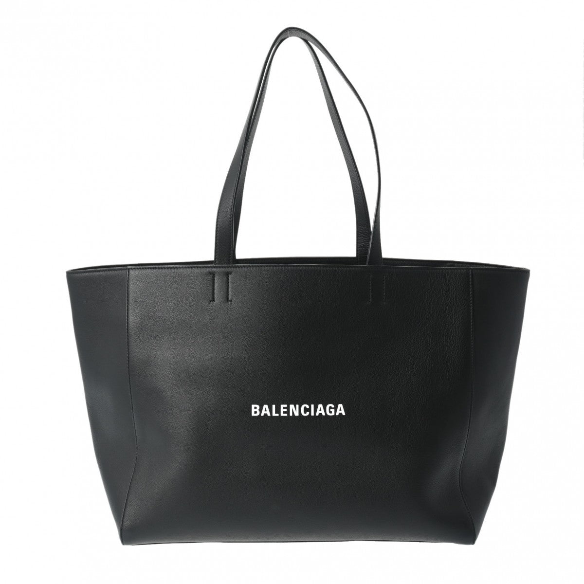 BALENCIAGA バレンシアガ エブリデイ EAST-WEST 黒 618284 レディース カーフ トートバッグ 新同 中古 