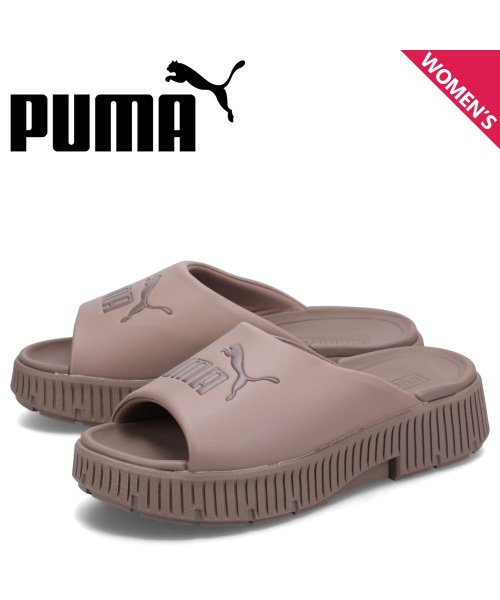 PUMA プーマ スライドサンダル ディナーラ スライド ウィメンズ レディース 厚底 DINARA SLIDE WNS ブラウン 388960－02