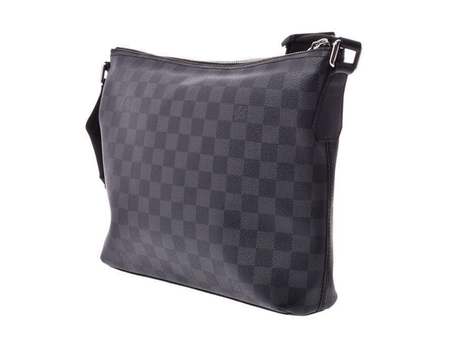 ルイヴィトン ダミエグラフィット ミックPM 黒 N41211 メンズ 本革 ショルダーバッグ Aランク LOUIS VUITTON 中古 